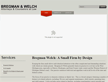 Tablet Screenshot of bregmanwelch.com